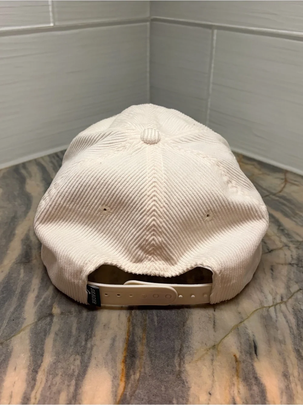 Seager Hat Cap Snap Back Womens Adjustable Light Cream Corduroy Ramblin Woman